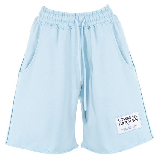 Light Blue Cotton Short