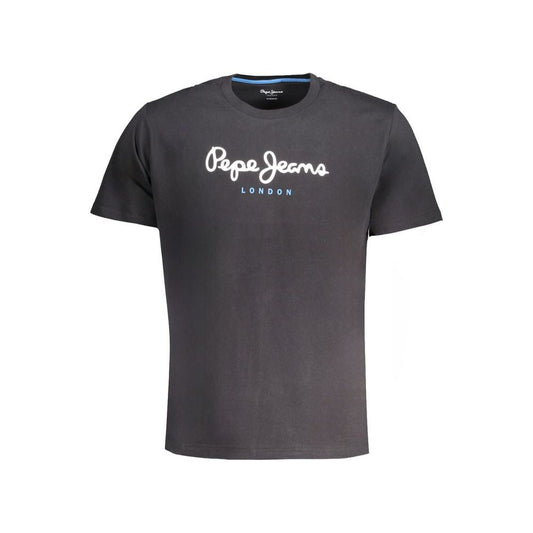 Black Cotton T-Shirt