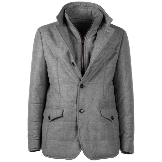 Made in Italy Gray Wool Jacket Made in Italy