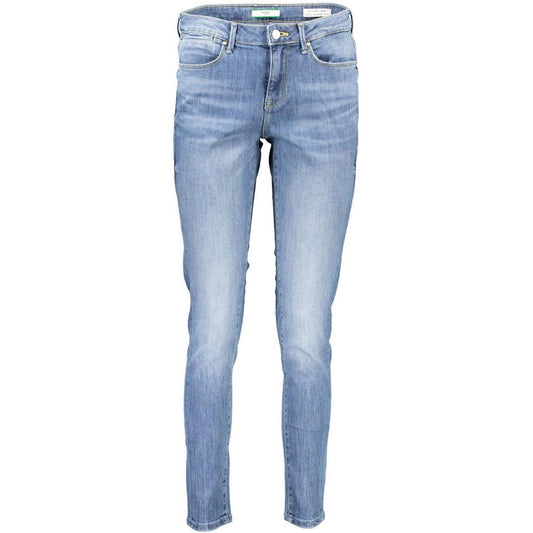 Ultra Skinny Mid-Rise Light Blue Denim