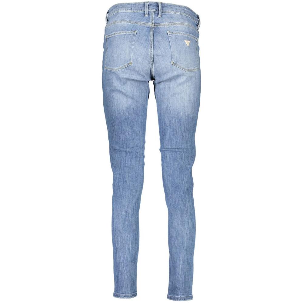 Ultra Skinny Mid-Rise Light Blue Denim