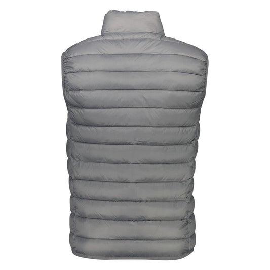 Sleek Sleeveless Designer Gray Jacket