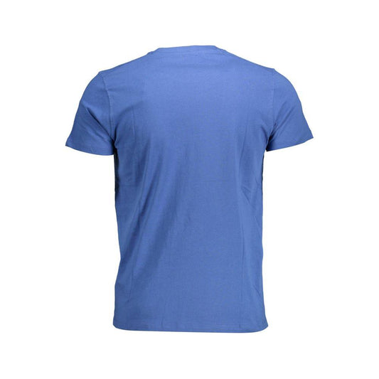 Classic Blue Crew Neck Cotton Tee