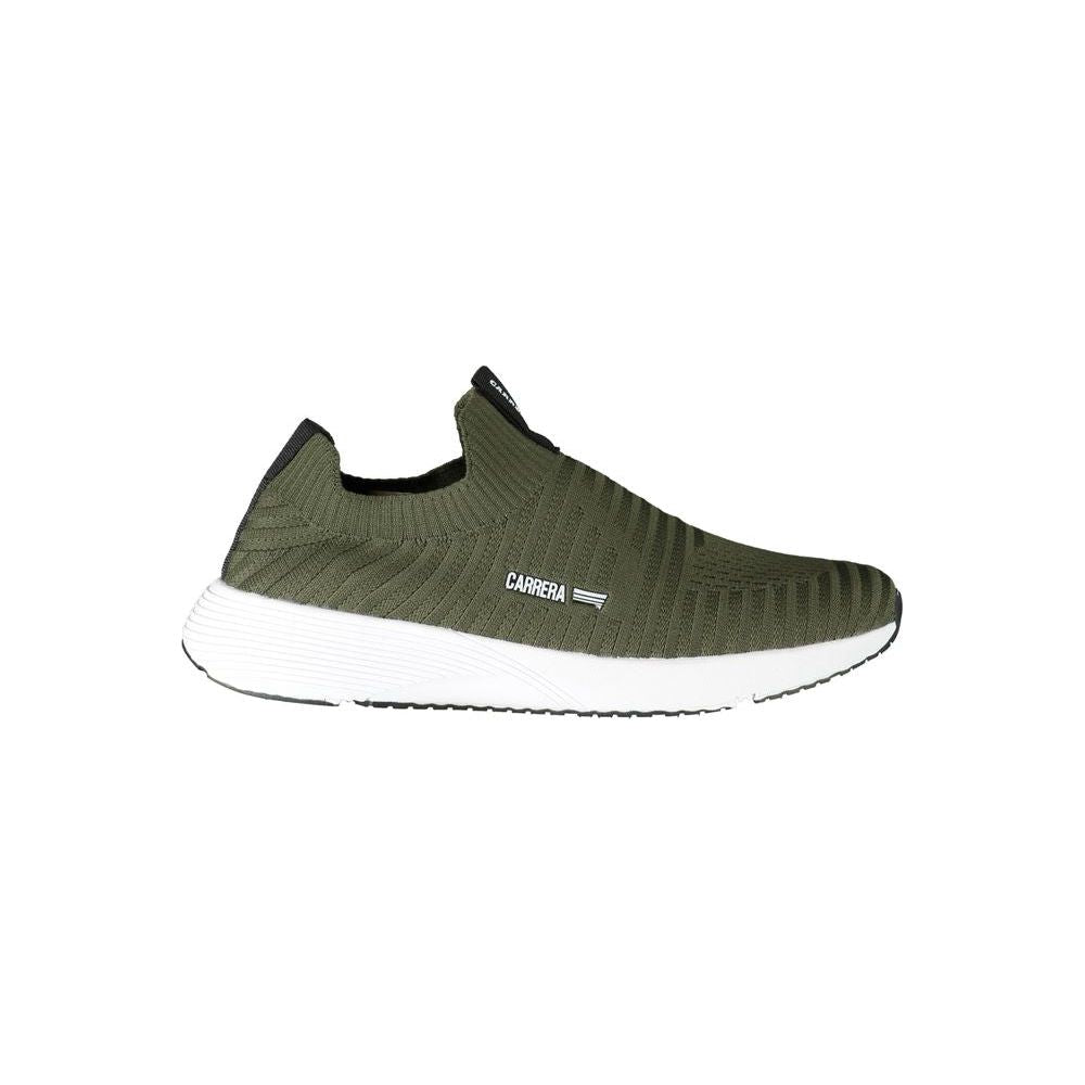 Green Polyester Sneaker