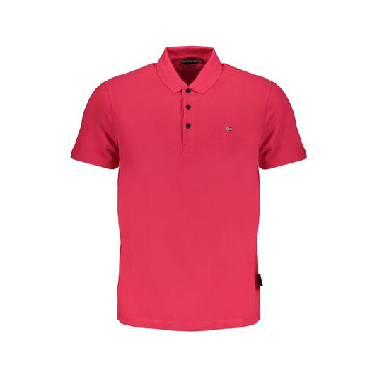 Pink Cotton Polo Shirt