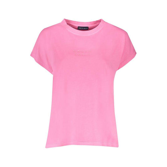 Pink Cotton Tops & T-Shirt