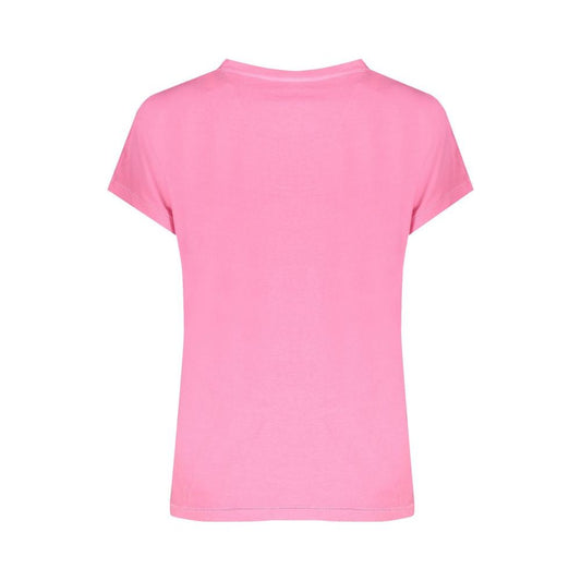 Pink Cotton Tops & T-Shirt