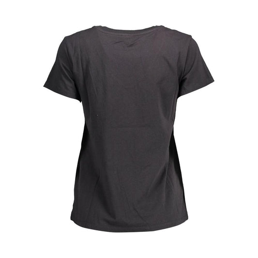 Levi's Chic V-Neck Cotton Tee with Emblematic Appeal Levi's