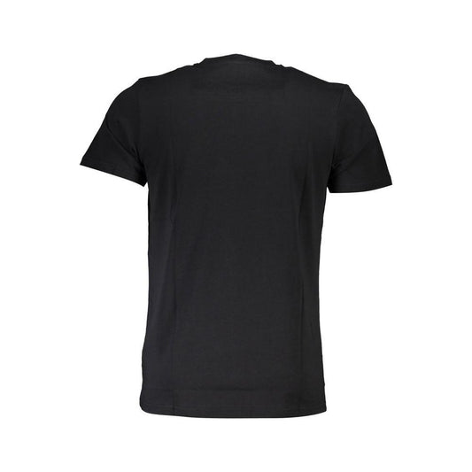 Cavalli Class Black Cotton T-Shirt Cavalli Class