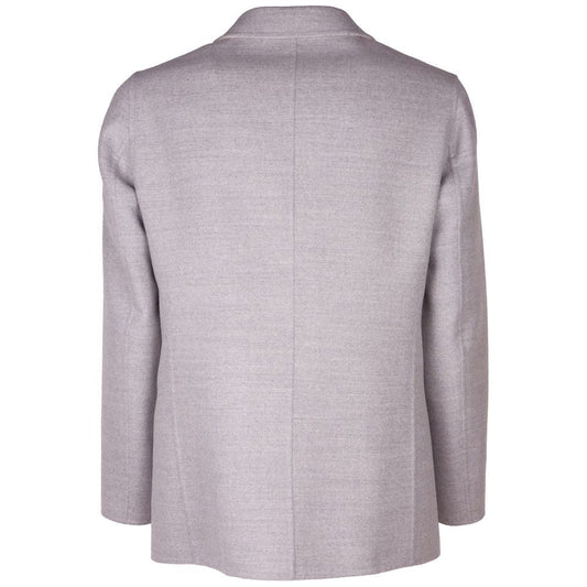 Gray Wool Vergine Blazer