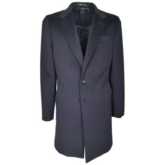 Blue Wool Vergine Jacket