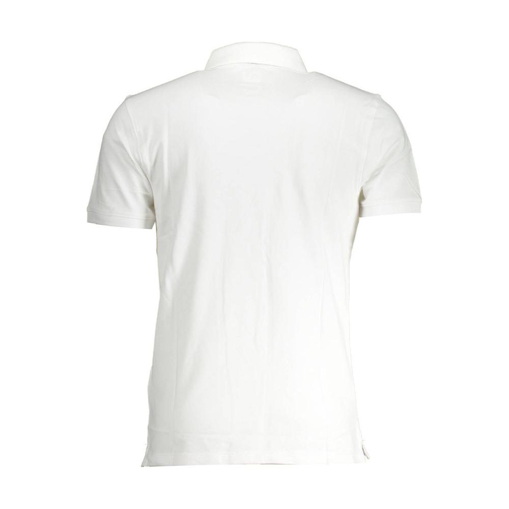 Chic Slim-Fit White Cotton Polo