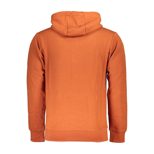 Bronze Hooded Sweatshirt with Embroidered Logo