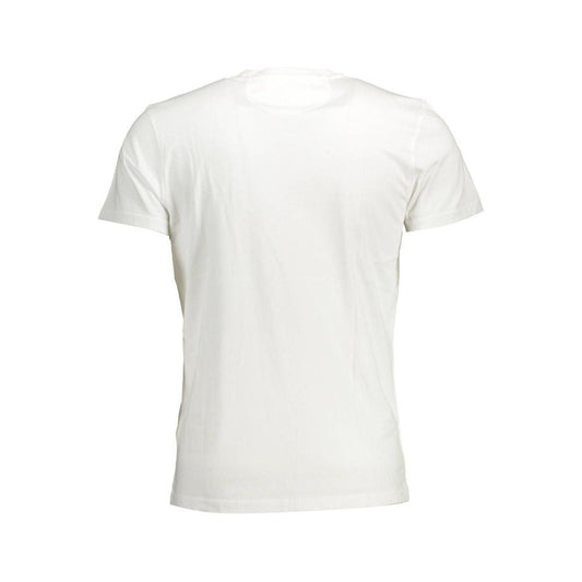 Elegant White Embroidered Tee for Men La Martina