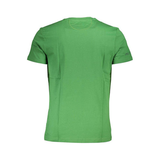 Emerald Elegance Cotton Tee with Exquisite Detailing La Martina