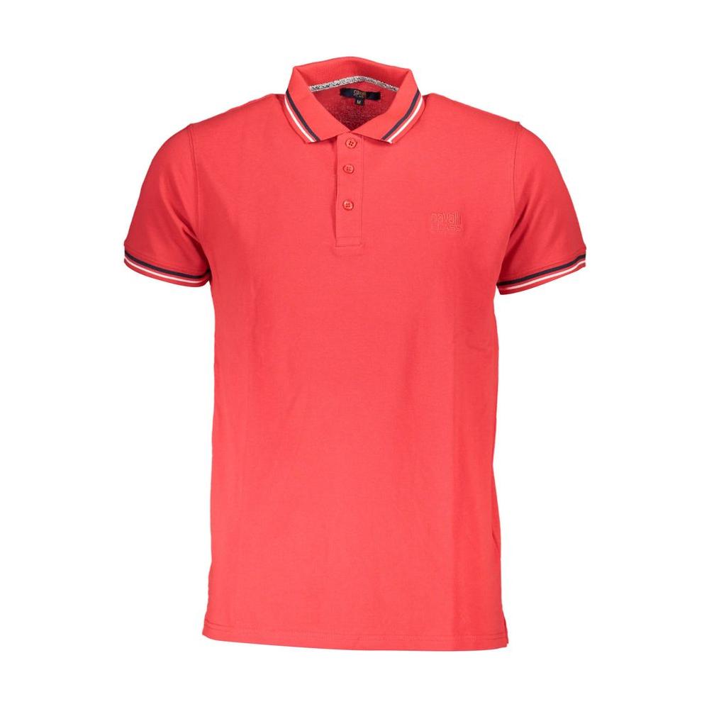 Red Cotton Polo Shirt