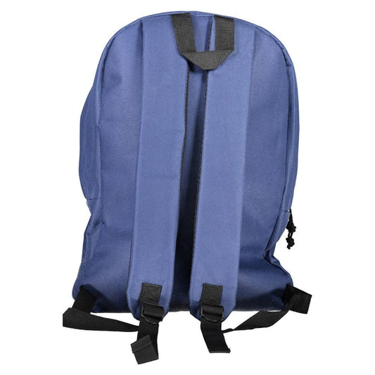 Blue Polyester Backpack