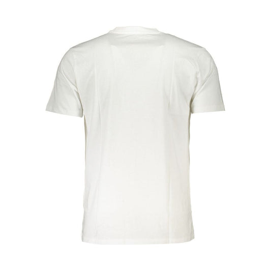 Cavalli Class White Cotton T-Shirt Cavalli Class