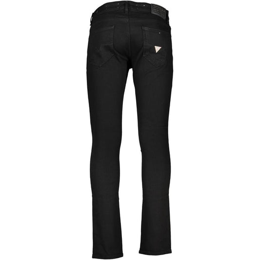 Black Cotton Jeans & Pant