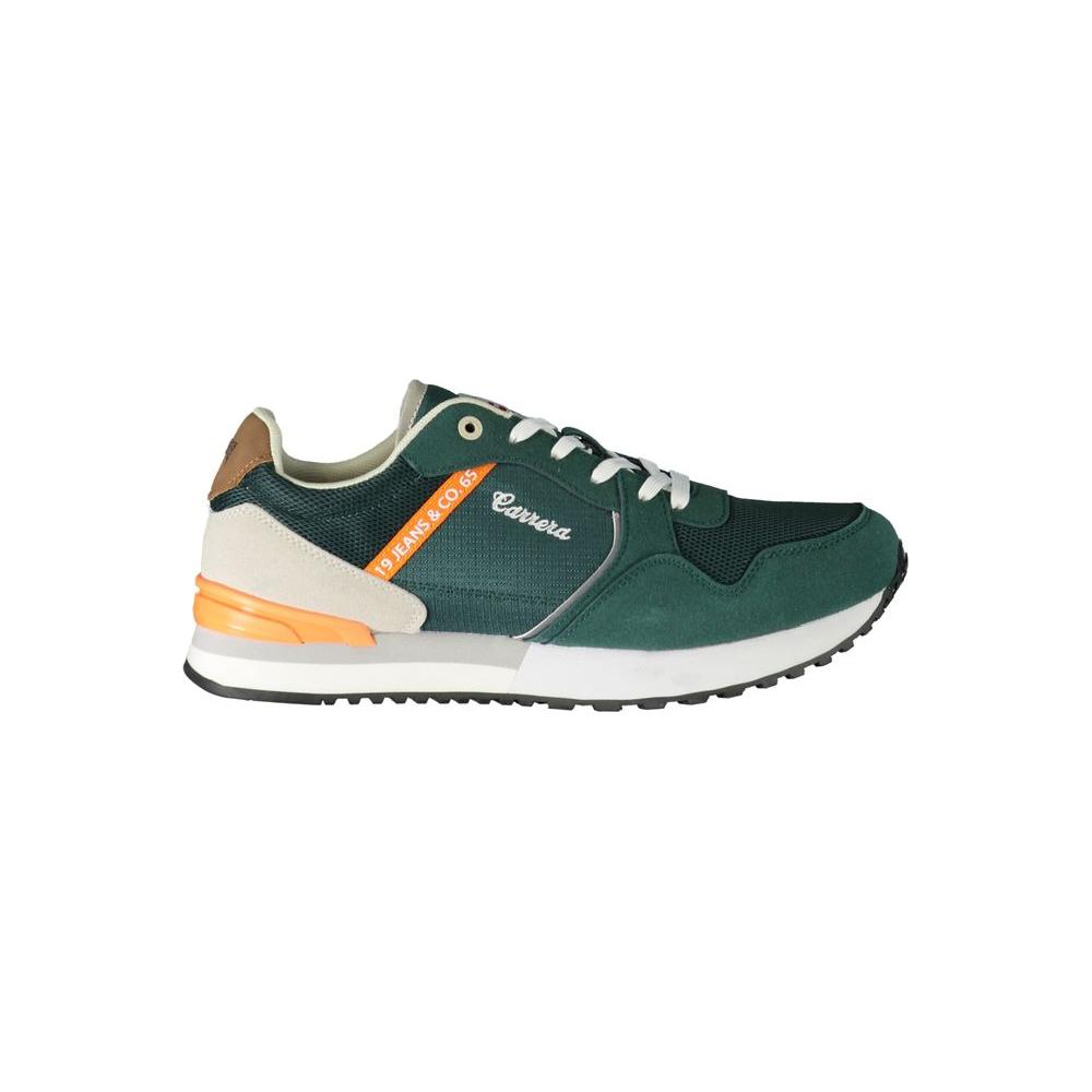 Green Polyester Sneaker