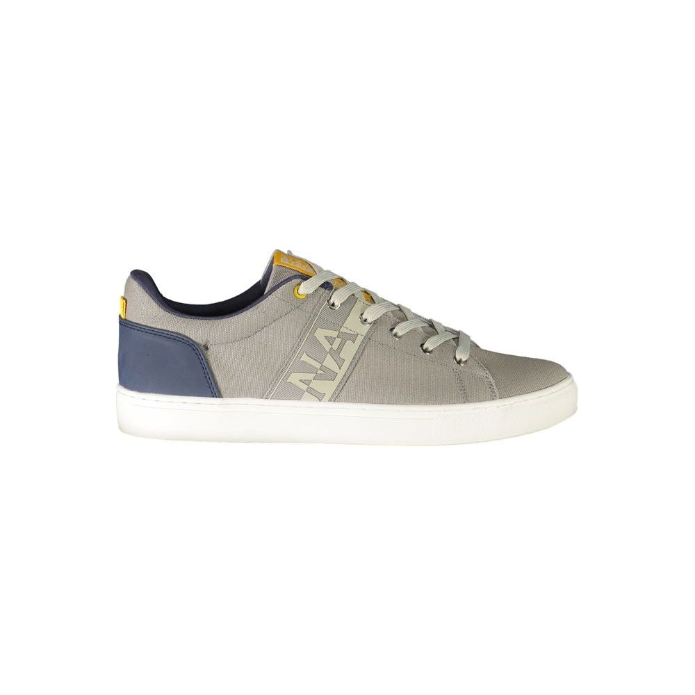 Gray Polyester Sneaker