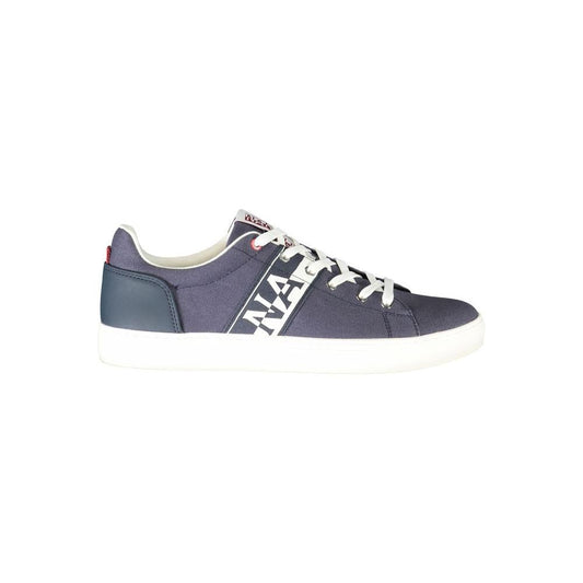 Blue Polyester Sneaker