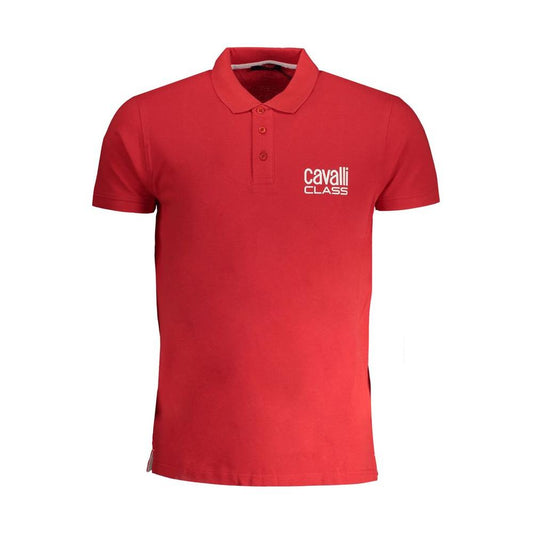 Red Cotton Polo Shirt