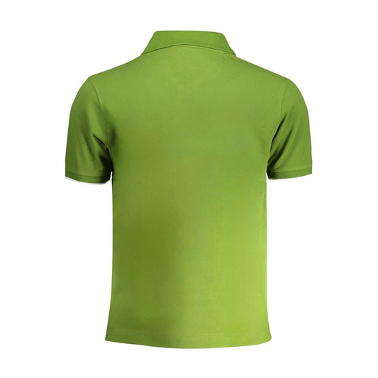 Green Cotton Polo Shirt