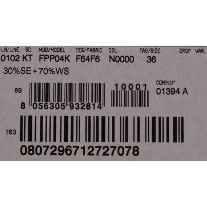 بنطلون حرير كشمير أسود أنيق من دولتشي آند غابانا