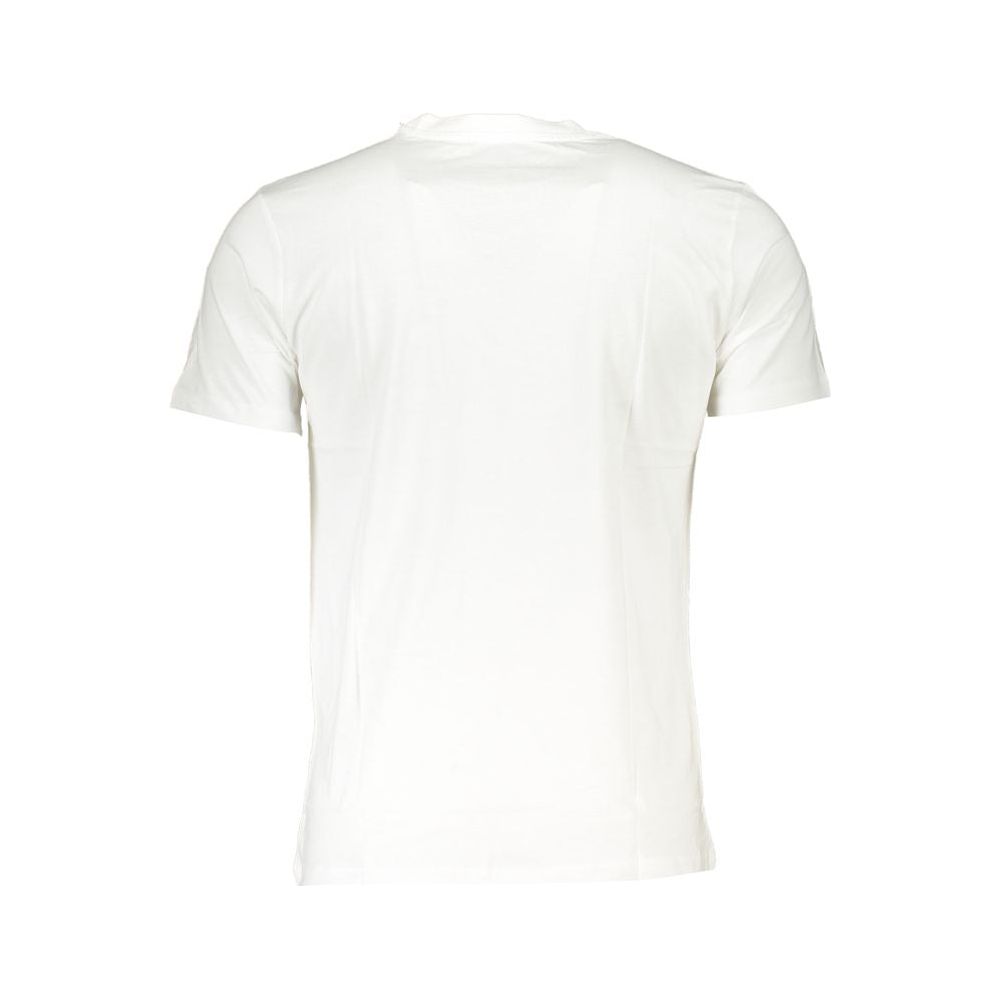 Cavalli Class White Cotton T-Shirt Cavalli Class