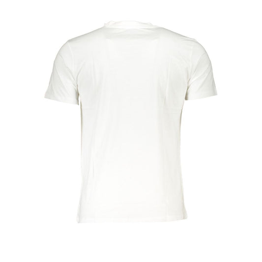 Cavalli Class White Cotton T-Shirt Cavalli Class