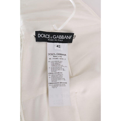 Dolce & Gabbana Multicolor Sequined Stretch Bustier Top