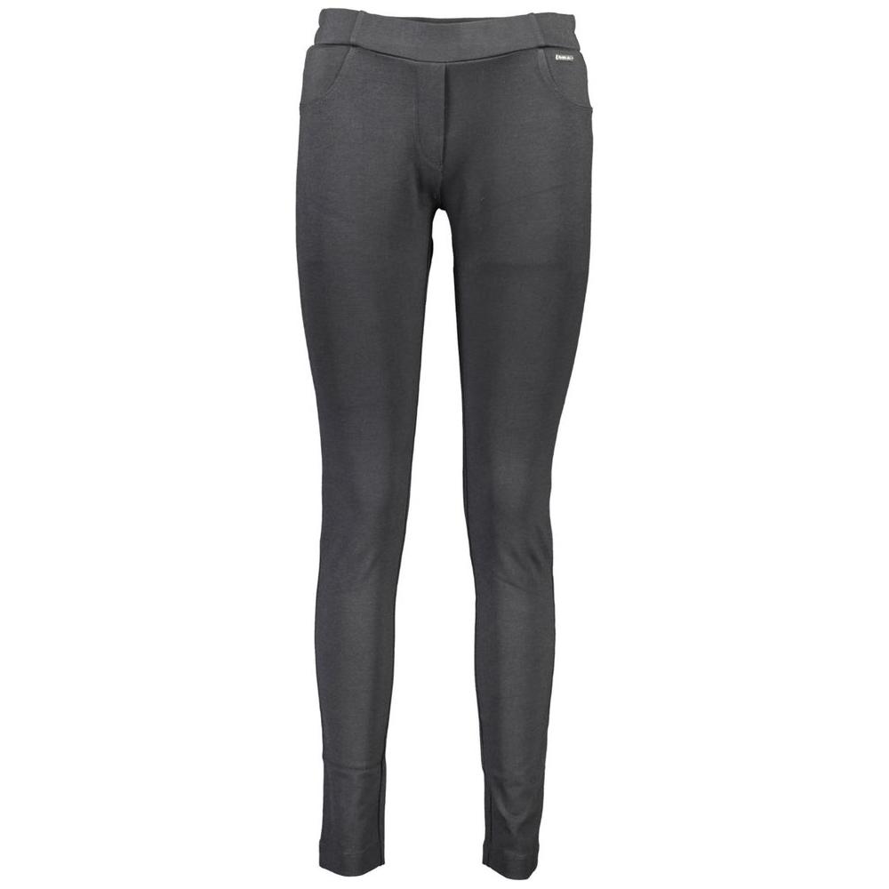 Sleek Black Elastic Waist Leggings