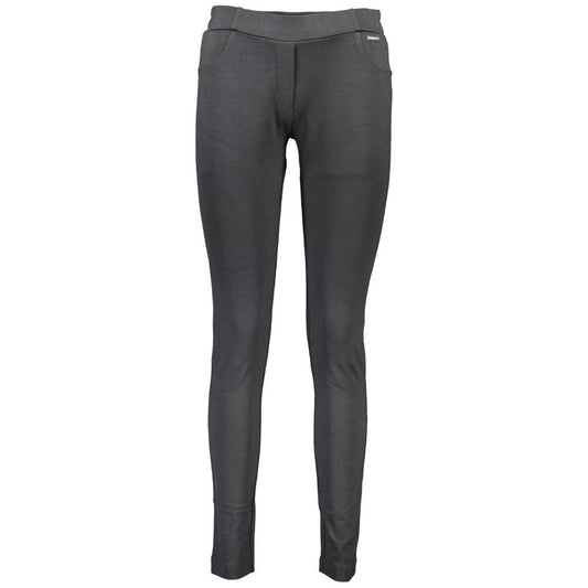 Sleek Black Elastic Waist Leggings U.S. POLO ASSN.