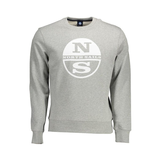 Elevated Comfort Gray Cotton Sweater North Sails