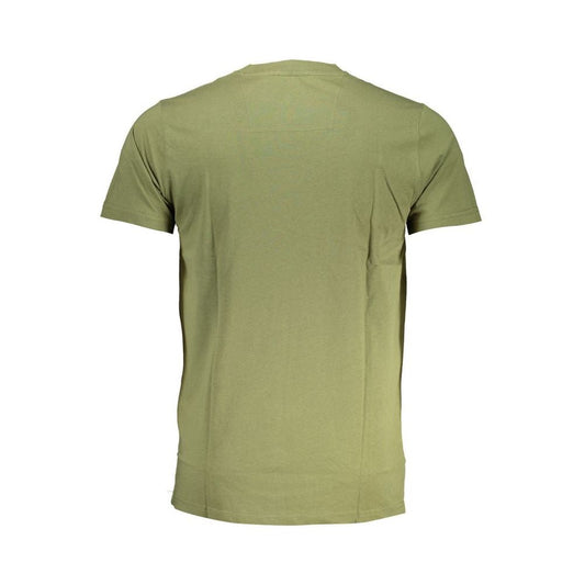 Cavalli Class Green Cotton T-Shirt Cavalli Class