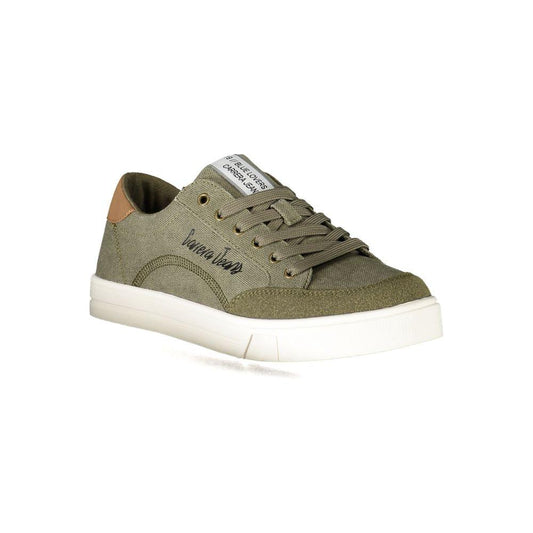 Green Polyester Sneaker