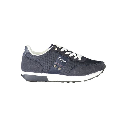 Blue Polyester Sneaker