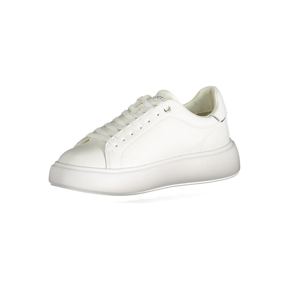 Blauer White Polyester Sneaker Blauer