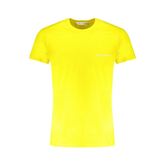 Trussardi Yellow Cotton T-Shirt Trussardi