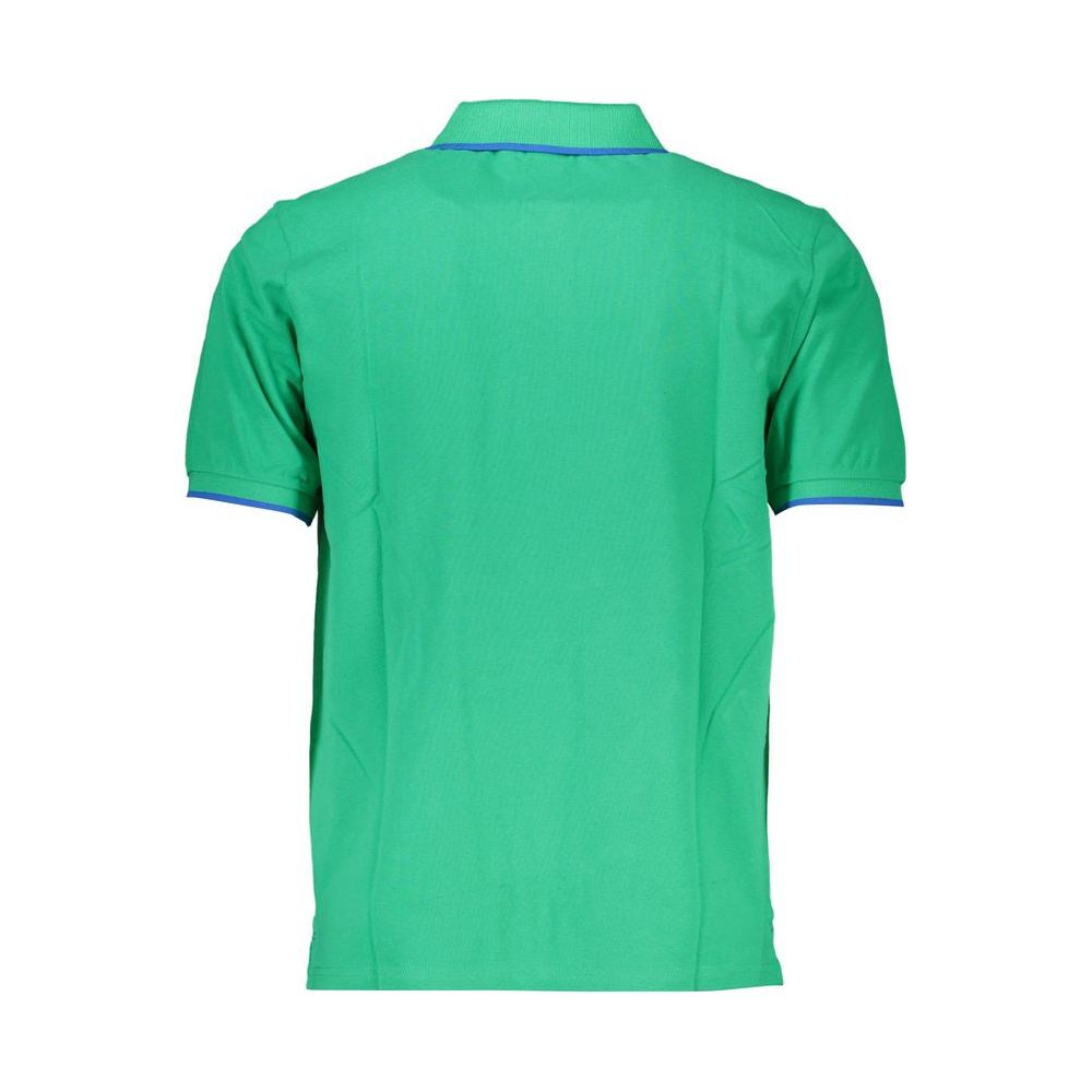 Green Cotton Polo Shirt