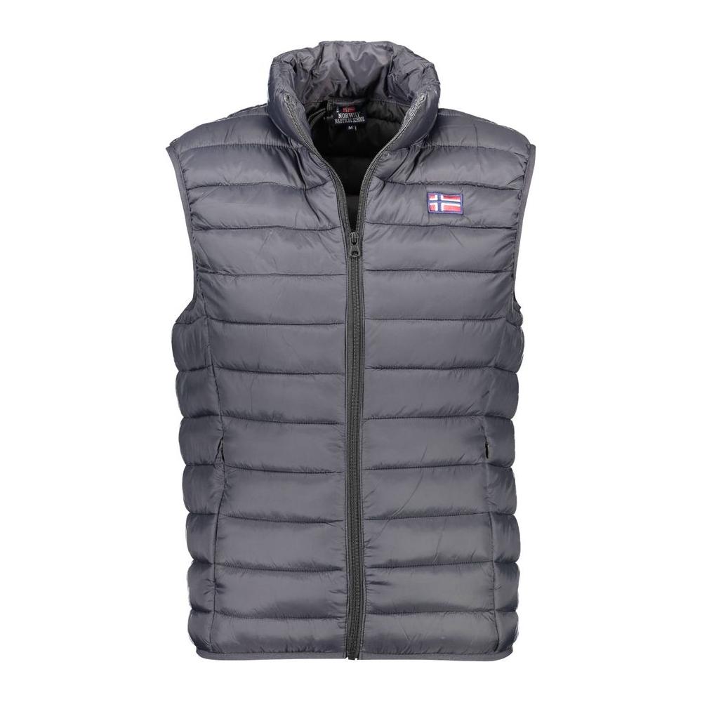 Sleeveless Black Polyamide Jacket