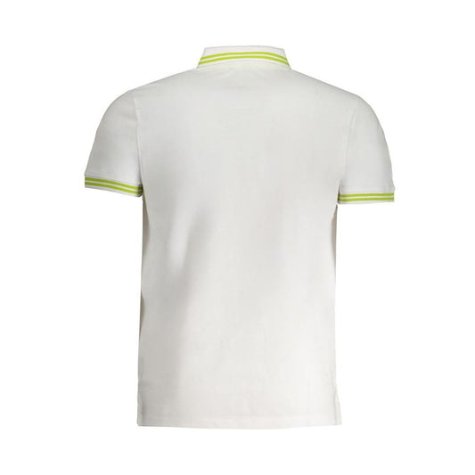 White Cotton Polo Shirt