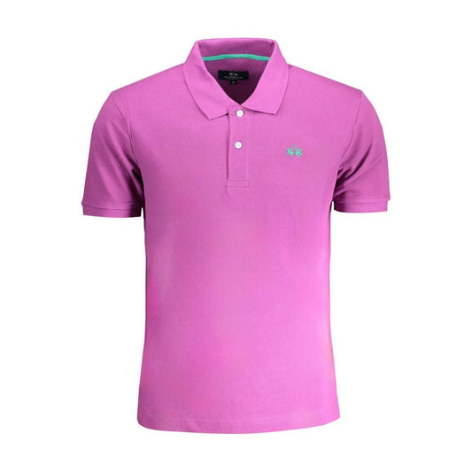 Purple Cotton Polo Shirt