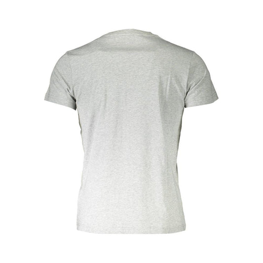 Chic Gray Diesel Short Sleeve Round Neck Tee