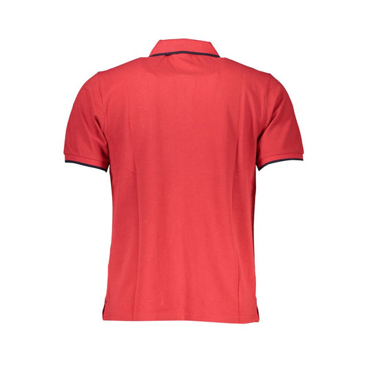 Red Cotton Polo Shirt