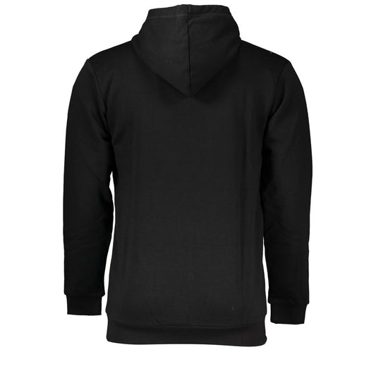 Sergio Tacchini Black Cotton Sweater Sergio Tacchini