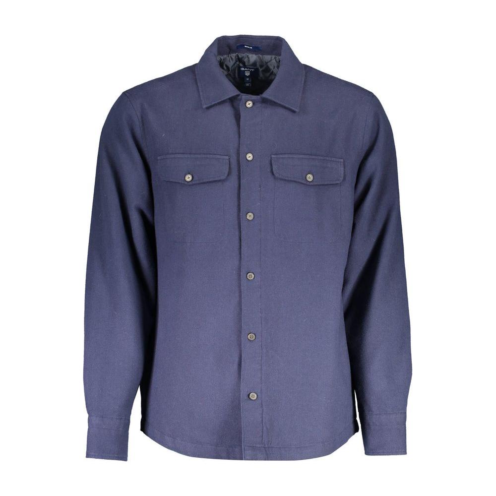 Elegant Cotton Long-Sleeve Men's Shirt