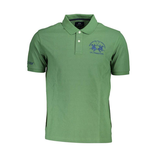 Elegant Green Short-Sleeved Polo