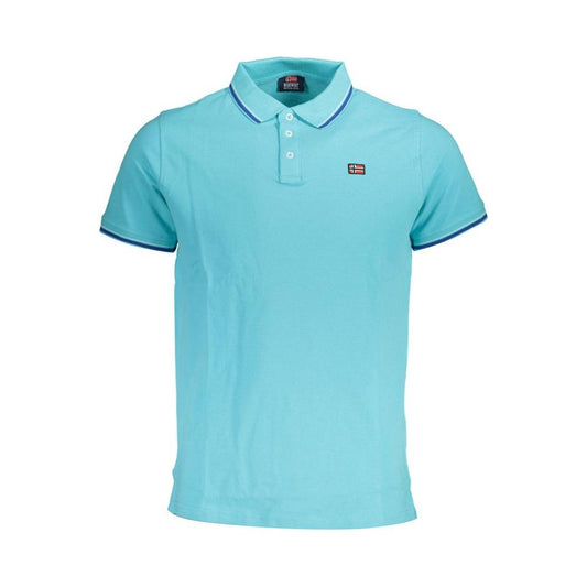 Norway 1963 Light Blue Polo Shirt with Contrast Details